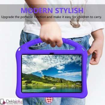 Smūgiams atsparus dėklas su rankena - violetinis (Xiaomi Redmi Pad 2 (9.7) Smūgiams atsparus dėklas su rankena - violetinis (Xiaomi Redmi Pad 2 (9.7)
